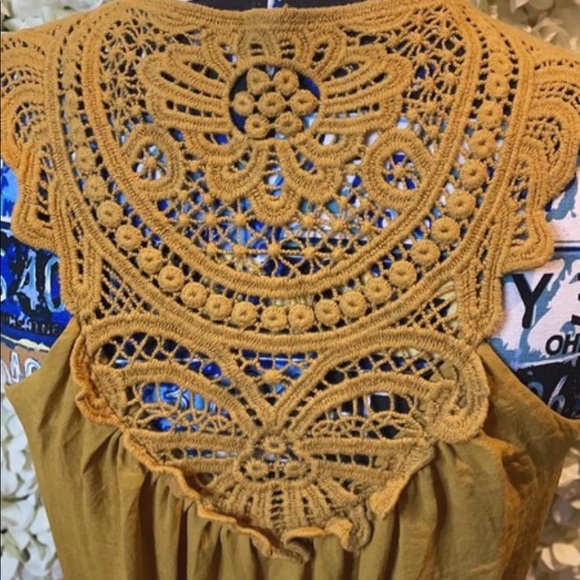 H&M mustard color dress Size 6 - Picture 7 of 16